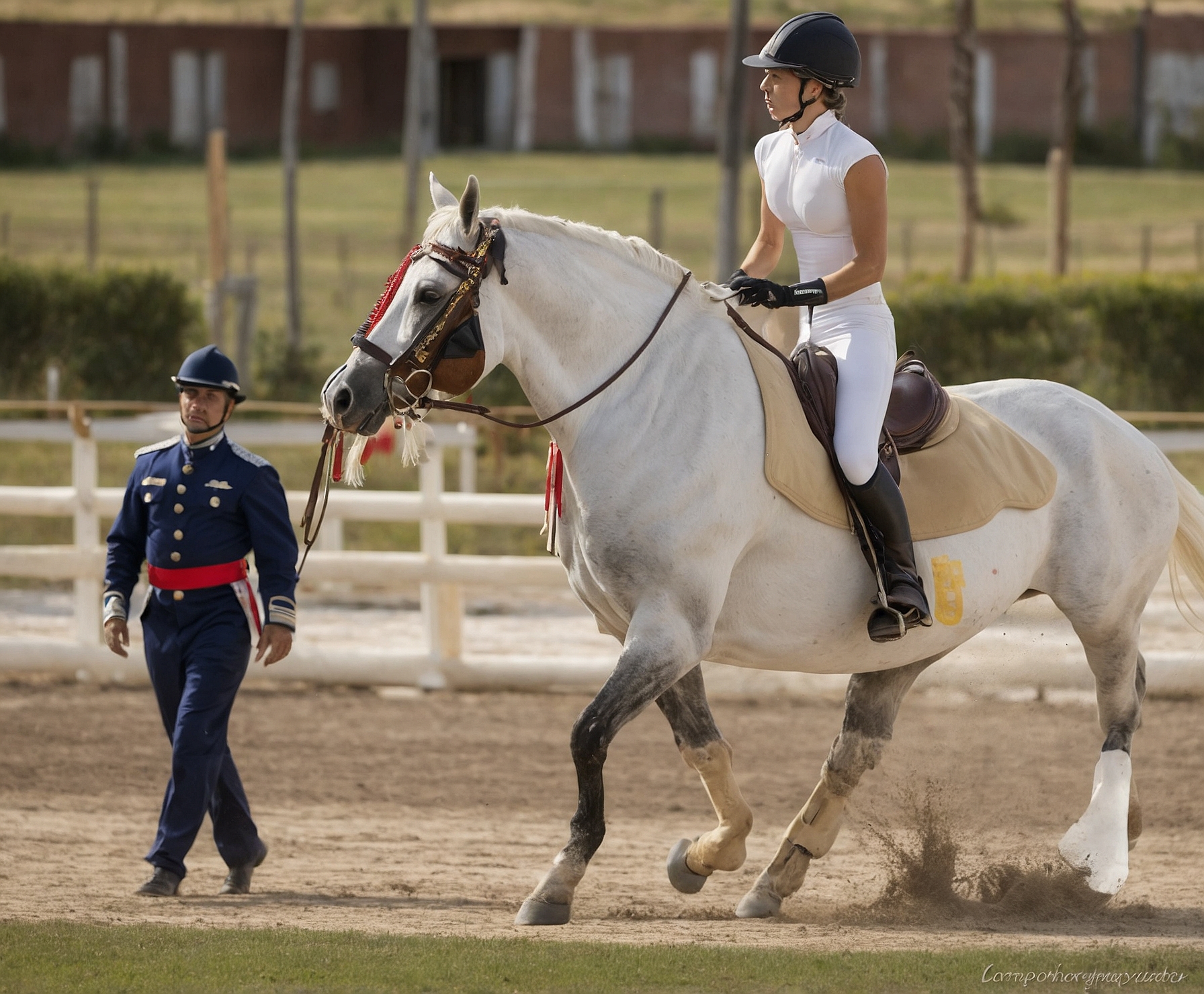 Entrenamiento avanzado para caballos de doma clásica